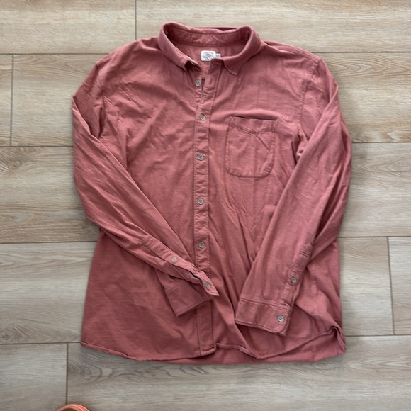 FAHERTY SUNWASHED KNIT BUTTON DOWN SOFT XXL NWOT - Picture 3 of 4